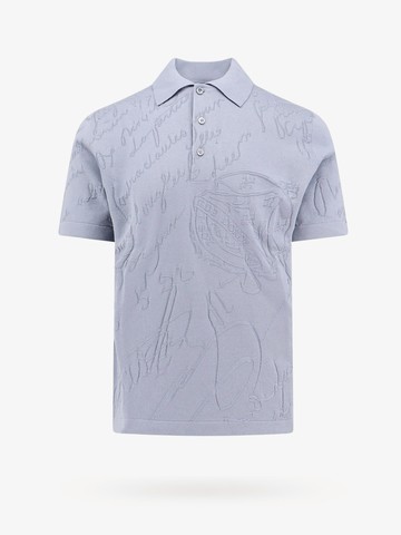 Silk and cotton polo shirt - BERLUTI - gender_Man