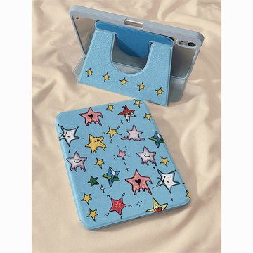 小衆ins星星ipad11平板保護套360旋轉10.2/10.9寸防摔保護殼10代9