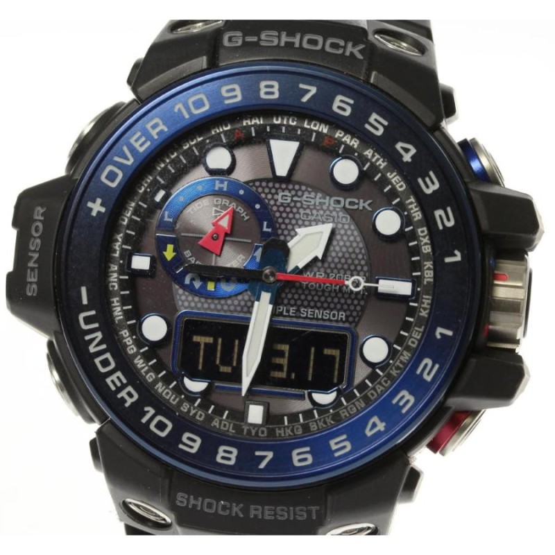 ☆良品【CASIO】カシオ G-SHOCK ガルフマスター GWN-1000B-1BJF