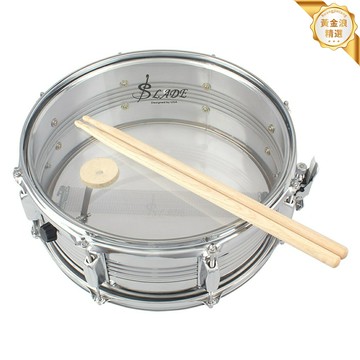 【專業演奏】14寸小軍鼓 不鏽鋼軍鼓 樂器鼓 少先隊鼓 儀仗隊鼓 行進鼓 耐用防鏽 音色清脆 學校樂隊首選