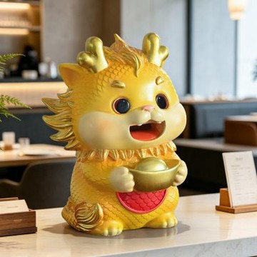 貔貅（大號）存錢罐 客廳玄關裝飾品 公司酒店前臺桌面招財擺件 開業送禮