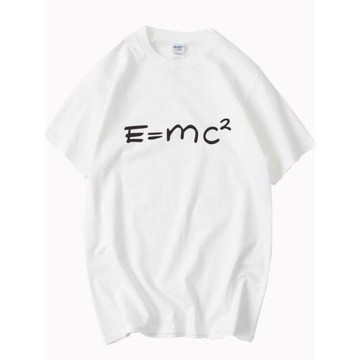 物理公式質能方程短袖T恤普朗克開普勒傅里葉變換伯努利美式衣服