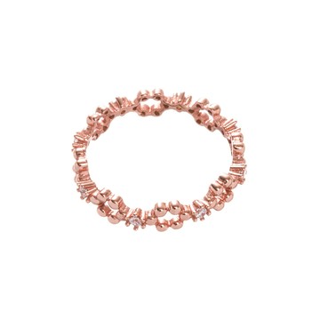 [純銀] 甜蜜花圈戒指 / 2色 / 2 size / Sweet Floral Wreath Ring