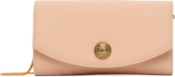 Balmain 粉色 Emblème Grained Calfskin 单肩包