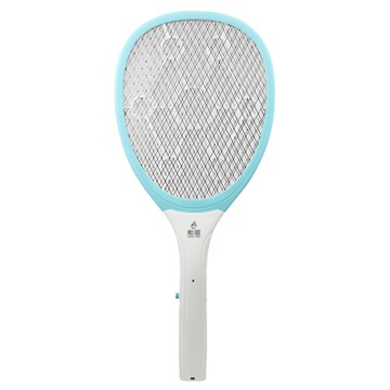 SUPA FINE 勳風 3層電池式捕蚊拍 文青款 輕巧好握  48.8 x 19 x 3.5cm  藍色 +白色
