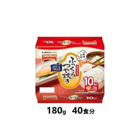 ふるさと納税 ふっくらつや炊き　180g×40食分　／テーブルマーク　パックごはん 新潟県南魚沼市