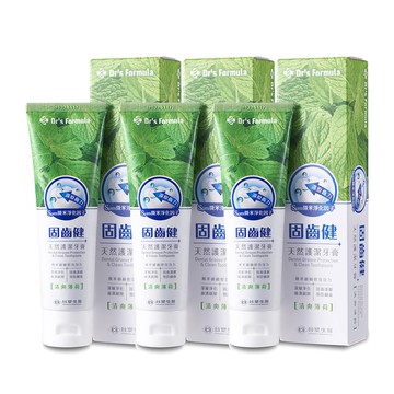 《台塑生醫》Dr‘s Formula固齒健天然護潔牙膏(清爽薄荷)110g(3條/組)