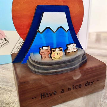 【DIY手作禮盒】富士山溫泉倒流香 - 送20薰香粒 客製化禮物