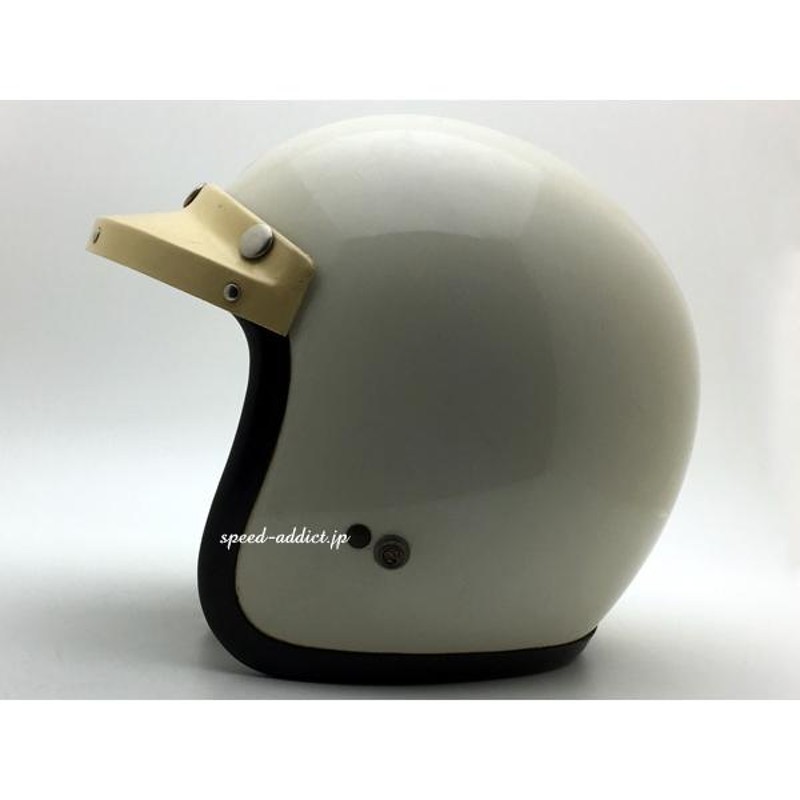 VINTAGE BELL 240 VISOR WHITE/白ビンテージ銀ベル500バイザー500