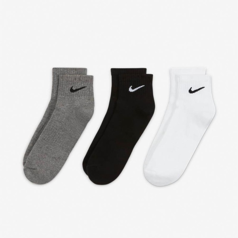 ナイキ 靴下 3足セット NIKE エブリデイ クッション クウォーター