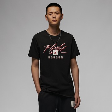 NIKE 上衣 男款 短袖上衣 運動 喬丹 AS M J FLT ESS MBR SS CREW 黑 FB7400-010