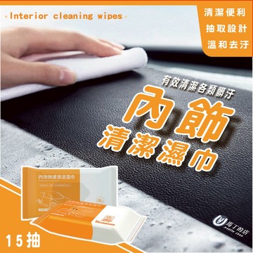 【馬丁】汽車內飾清潔濕巾 內飾清潔濕巾 汽車內裝清潔 多功能清潔 車用濕紙巾 汽車清潔 車內清潔 內裝清潔 濕紙巾 清潔