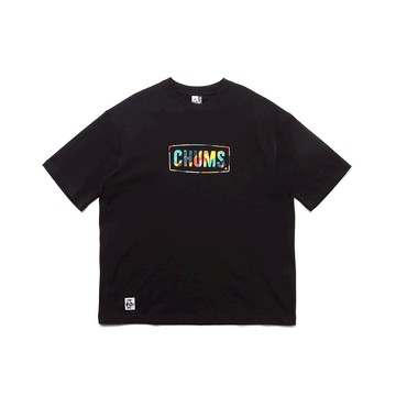 CHUMS 男 Oversized CHUMS IS FUN T-Shirt短袖上衣 黑色-CH012357K001
