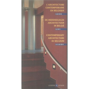 L'architecture contemporaine en Belgique -9782930076188 絕版英文法文德文設計書 [建築人設計人的店-上博圖書]