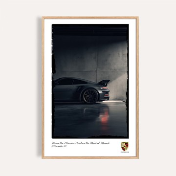 暗影駐足 Shadowed Stillness / 經典跑車海報 / 無框畫 掛畫