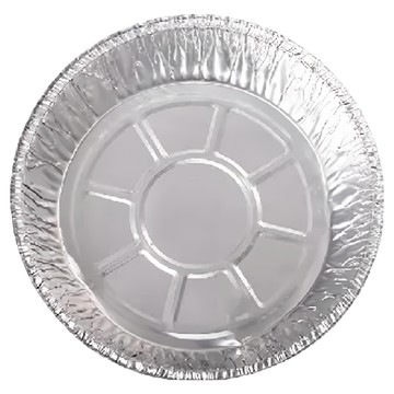 Hikari 日光生活 烘焙大圓盤 加厚鋁箔材質 烤箱/氣炸鍋適用  銀色  23.5 x 18.5 x 6.8cm  1入