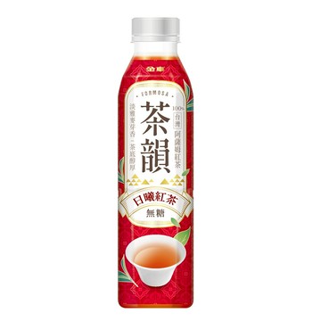 金車茶韻日曦紅茶(無糖) 580ml
