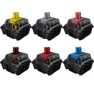 GATERON佳達隆晶軸機械鍵盤黑晶軸晶銀軸晶黃軸鍵盤更換軸體