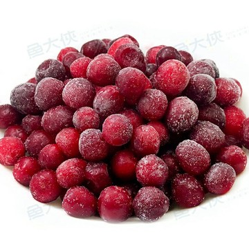 小紅莓-冷凍蔓越莓鮮果(300g/包)#冷凍水果#果昔優格-1J5A【魚大俠】AR343