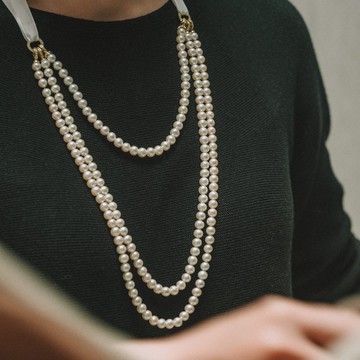 Athena_多戴法珍珠項鏈