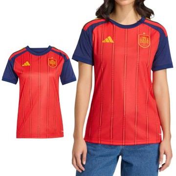 Adidas Rfef H Jsy W 女款 紅藍色 足球 世界盃 西班牙 球衣 吸濕 排汗 運動 短袖 JZ5756