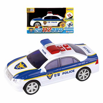 BUNNYLAND 112警車玩具  7 x 16 x 7cm  1個  警車 白色 + 藍色