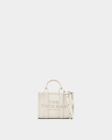 【限時5折起】MARC JACOBS THE 系列迷你皮革托特包 - 4款顏色 白 | 台灣唯一總代理