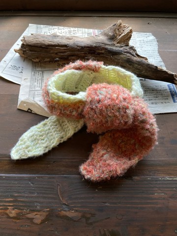 小圍巾 / 草莓卡士達