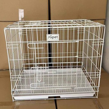 狗籠帶廁所折疊室內通用中小型犬狗籠貓籠子泰迪便攜寵物籠帶托盤