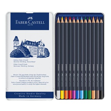 【FABER-CASTELL】輝柏 GOLDFABER油性色鉛筆 12色 / 盒 114712【APP滿額下單10%點數(單一帳號最高5000點)】1/31止