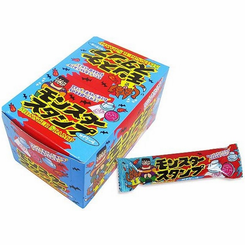 やおきん モンスタースタンプ キャンディ サイダー味 50個入 遊べるお菓子 飴 通販 Lineポイント最大0 5 Get Lineショッピング