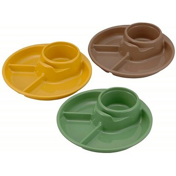 日本【INOMATA】 BBQ圓型分類餐盤3入