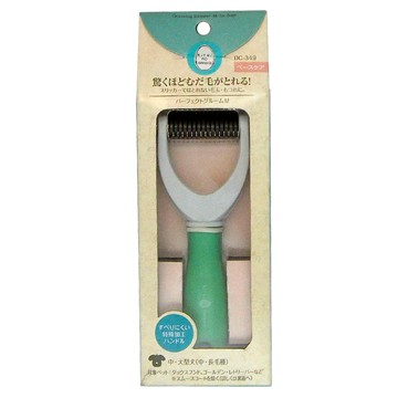 MARUKAN 輕巧拆毛梳犬用 MK-DC-349  綠色  1個