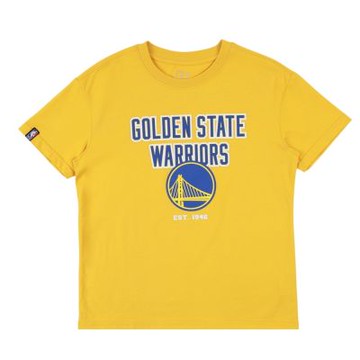NBA 兒童/青少年 寬版 基本隊徽 短袖上衣 勇士隊 3626101862