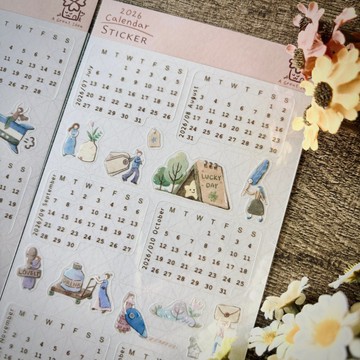 PET貼紙-2026 Calender