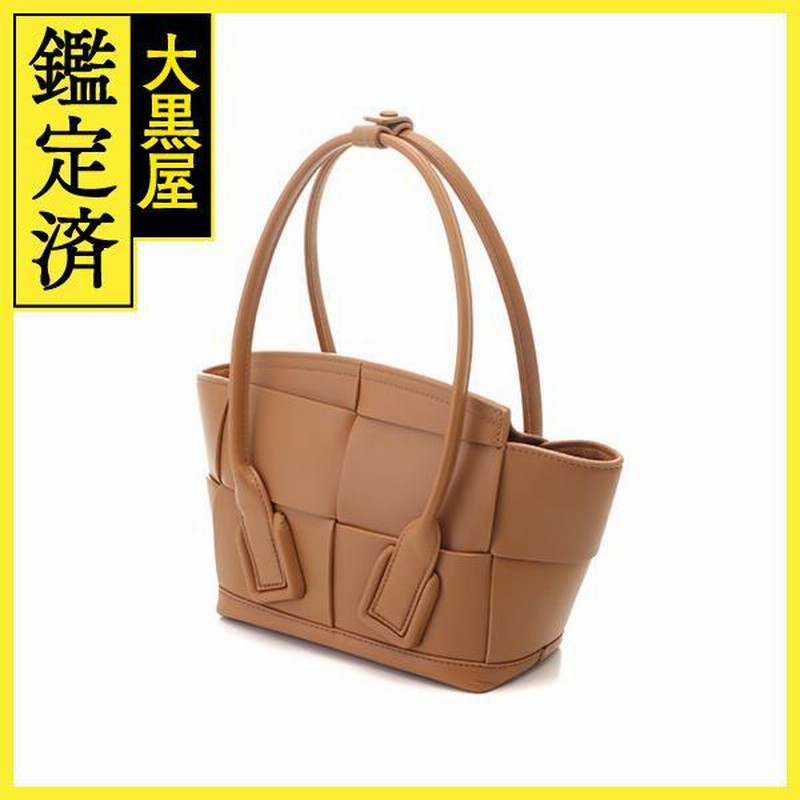 BOTTEGA VENETA ボッテガヴェネタ マキシイントレチャート アルコミニ２ＷＡＹハンドバッグ ブラウン カーフ【471】Ｙ |  LINEブランドカタログ