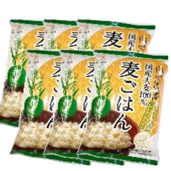 国産 押麦 800g 6個入り  健康 腸活 免疫 ダイエット 押し麦 食物繊維 米と炊飯 スープ）麦飯 麦ご飯 麦 大麦ご飯 押し麦 家康 お得 セット