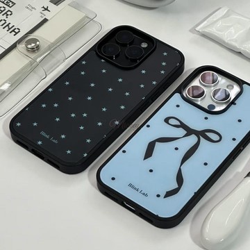 藍色系星星蘋果17/16/15/14/13手機殼12/11創意XS/XR/8p軟殼7plus透