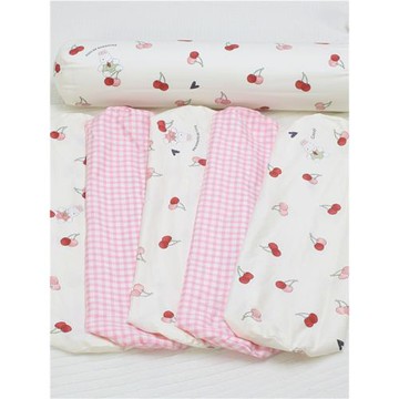 可替換拆洗60S新疆棉布長絨棉清新純棉全棉抱枕套長條枕套不含芯