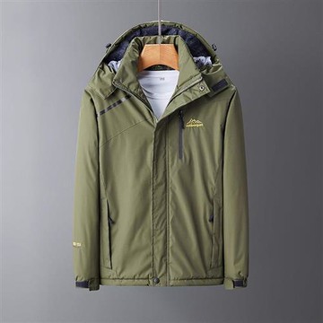 【巴黎精品】現貨+預購 戶外機能衝鋒衣防風外套登山外套防潑水大碼休閒男裝-加絨男外套4色a1lc32