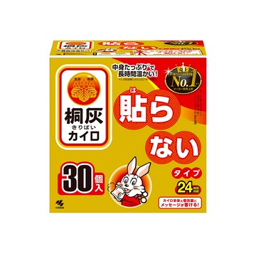 【蝦皮直營】日本 小林製藥 小白兔桐灰 24hr 手握式暖暖包 30入