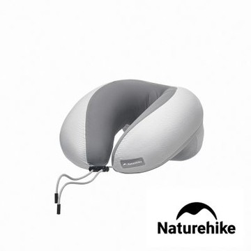 Naturehike 羽骨U+充氣頸枕 信封灰 WS040