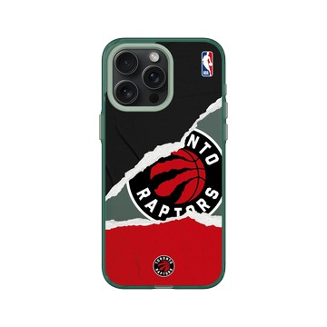 iPhone 15 Pro Max Clear 憂墨綠 - NBA - 熱血系列-多倫多暴龍 Toronto Raptors - Sweat and Tears