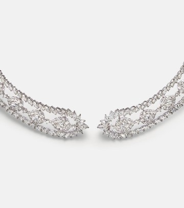 Yeprem Y-Couture 18kt white gold necklace with diamonds