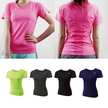 【AREXSPORT】 AS-7326 女吸排衣 健身短袖 女上衣 挖背上衣 冰絲衣 涼感衣 吸排衣 短袖上衣 透膚