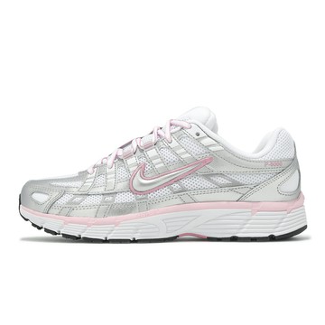 Nike 休閒鞋 Wmns P-6000 女鞋 銀 粉紅 復古 緩震 運動鞋