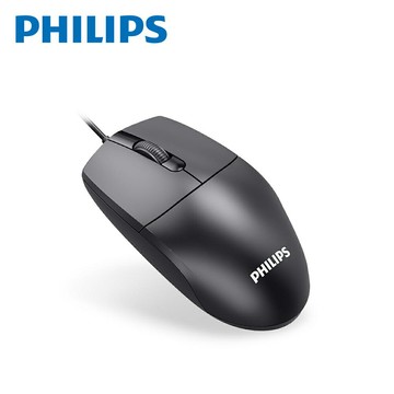 【Philips 飛利浦】SPK7247B 3鍵式有線滑鼠【三井3C】