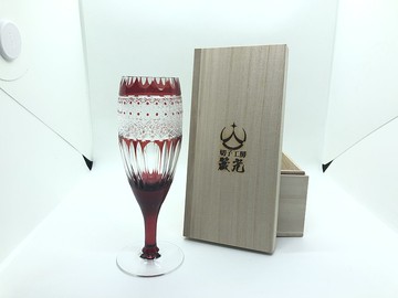 菊花籃笛香檳杯