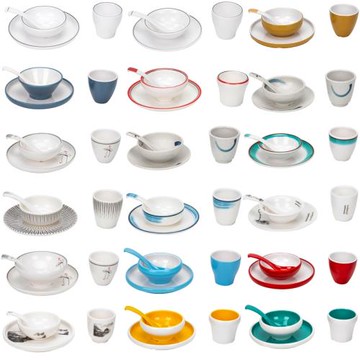 密胺仿瓷火鍋店擺臺四件套餐具網紅飯店餐廳酒店碗碟杯勺套裝商用