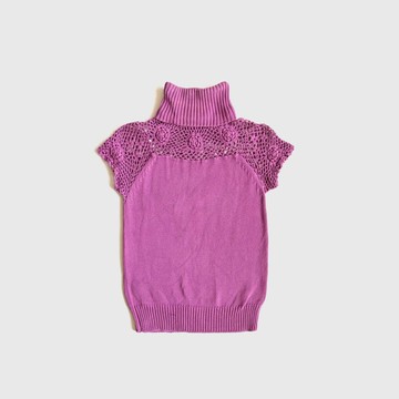 【蛋植物古著】苑紫織花針織古著背心上衣